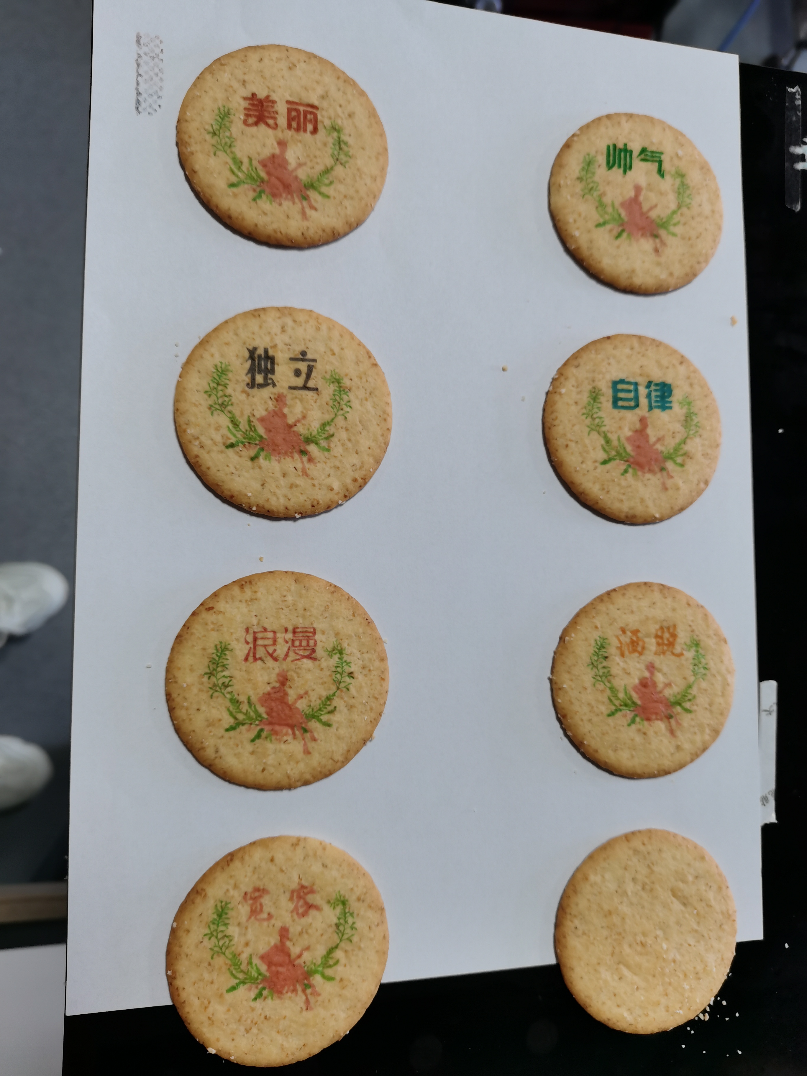 如何确保食品打印机使用的墨水或材料安全无害？